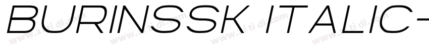 BurinSSK Italic字体转换